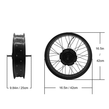 Achterwiel Motor - W1 & W3 Series